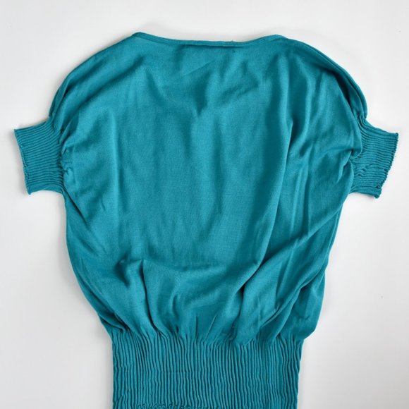 Yves Saint Laurent Teal Green Merino Wool Sweater - Picture 4 of 9